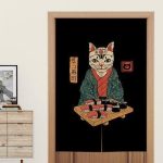Japanse Noren Sushi Kat