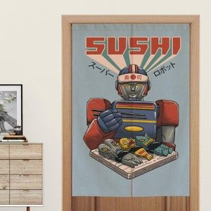 Japanse Noren Sushi Robot