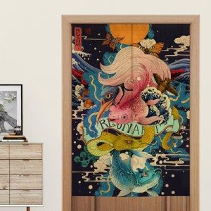 Japanse Noren Symbolische Dieren