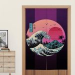 Japanse Noren Synthwave