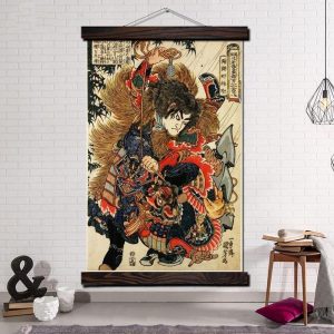 Japanse Papier Kunst Schilderij - 70x105CM