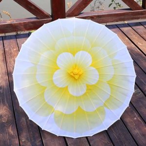 Japanse Paraplu Gele Bloem