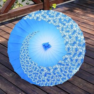 Japanse Paraplu Wervelwind van Bloemen