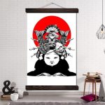Japanse Poster Bediende - 70x105CM