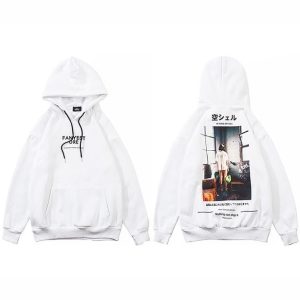 Japanse Reus Hoodie - Wit