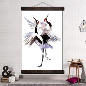 Japanse Schilderij Hägerns Dans - 70x105CM