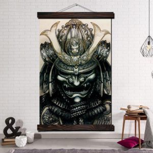 Japanse Schilderij Kabuto - 70x105CM