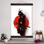 Japanse Schilderij Samurai Kunst - 70x105CM