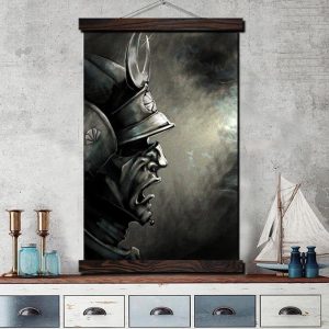 Japanse Schilderij Samurai Yasuke - 70x105CM