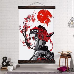 Japanse Schilderkunst Moderne Kunst - 70x105CM