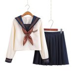 Japanse Schooluniform Bruin - Lange set met sokken