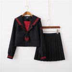 Japanse Schooluniform Gothic - Lange set met sokken