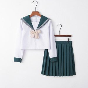 Japanse Schooluniform Kostuum - Korte set met sokken