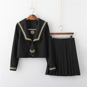 Japanse Schooluniform Kuro - Lange set met sokken