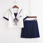 Japanse Schooluniform Marine - Korte set met sokken