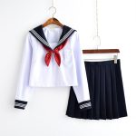 Japanse Schooluniform Studie - Lange set met sokken