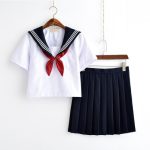 Japanse Schooluniform Studie - Korte set met sokken