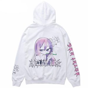 Japanse Supersize Hoodie - Wit