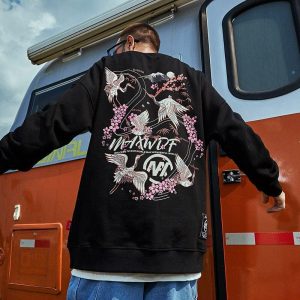 Japanse Sweater Kraanvogels