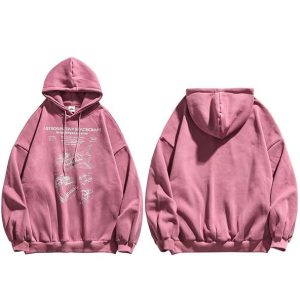 Japanse Sweater Ruimteschip - Roze