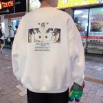 Japanse Sweater Son Goku Training - Wit