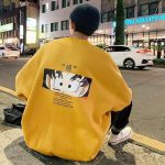 Japanse Sweater Son Goku Training - Geel