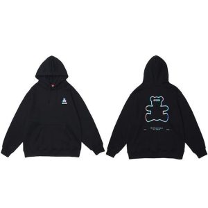 Japanse Sweater Wit - Zwart