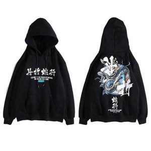 Japanse Sweater Zeeslang - Zwart