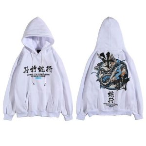 Japanse Sweater Zeeslang - Wit