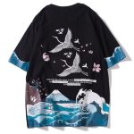 Japanse T-shirt Freedom - Zwart