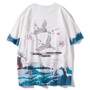 Japanse T-shirt Freedom - Wit