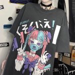 Japanse T-shirt Lolita - Grijs