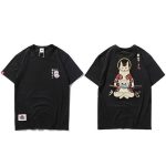 Japanse T-shirt Samurai’s Weg - Zwart