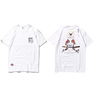 Japanse T-shirt Samurai’s Weg - Wit