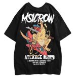 Japanse T-shirt Toad & Oni - Zwart