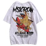 Japanse T-shirt Toad & Oni - Wit