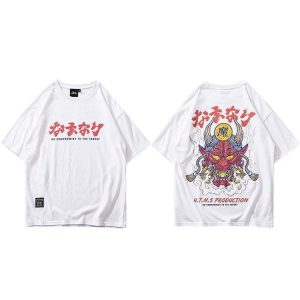 Japanse T-shirt Ultieme Demon - Wit