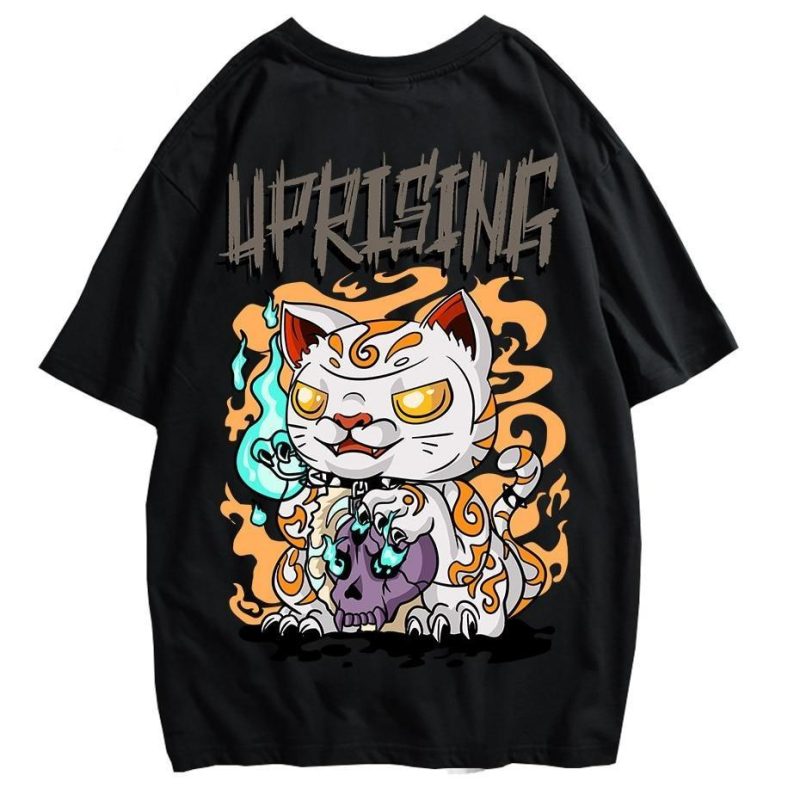 Japanse T-shirt Uprising Kat