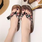 Japanse Teenslippers met Bloemen - 40