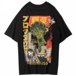 Japanse Tekst T-shirt Demon