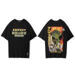 Japanse Tekst T-shirt Demon - Zwart