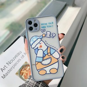 Japanse Telefoonhoesje Schelpvogel - iPhone 12 Promax