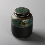 Japanse Theedoos met Bloemmotief - 9x12CM