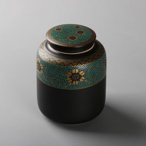 Japanse Theedoos met Bloemmotief - 9x12CM