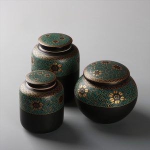 Japanse Theedoos met Bloemmotief