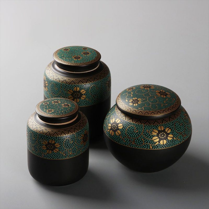 Japanse Theedoos met Bloemmotief