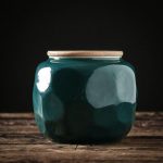 Japanse Theedoos van Gekleurd Keramiek - Donkerblauw