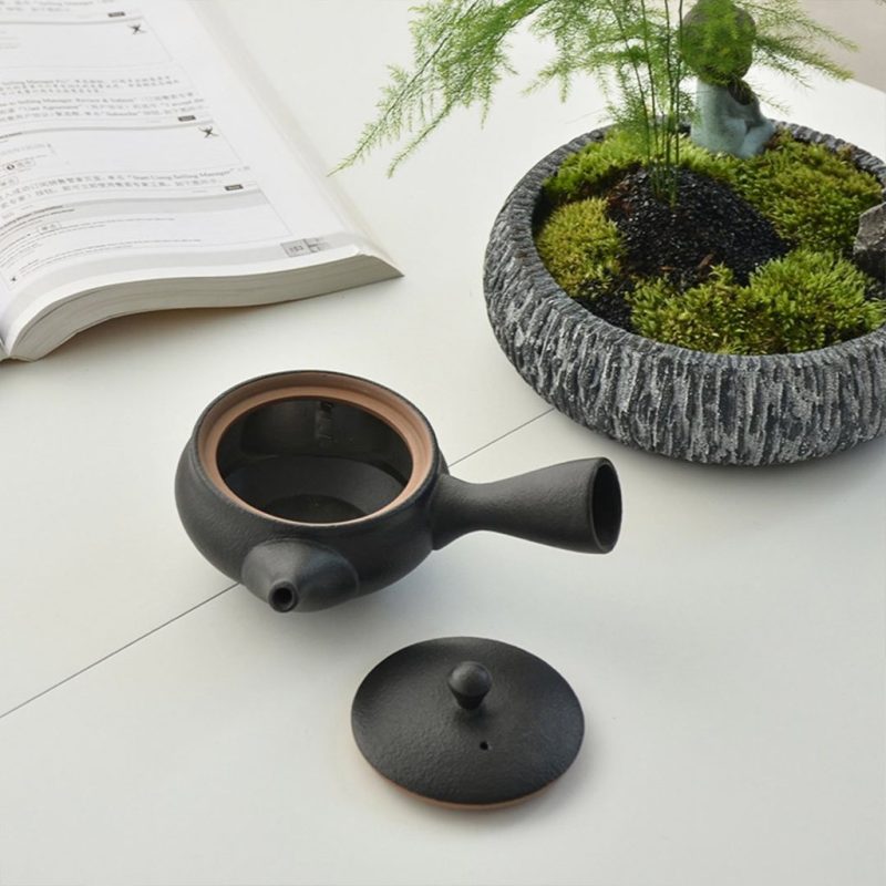 Japanse Theepot Keramiek - Zwart