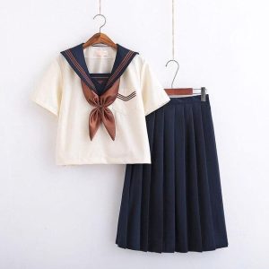 Japanse Uniform Cosplay - Set met korte mouwen