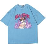 Japanska T-shirt Manga - Blauw